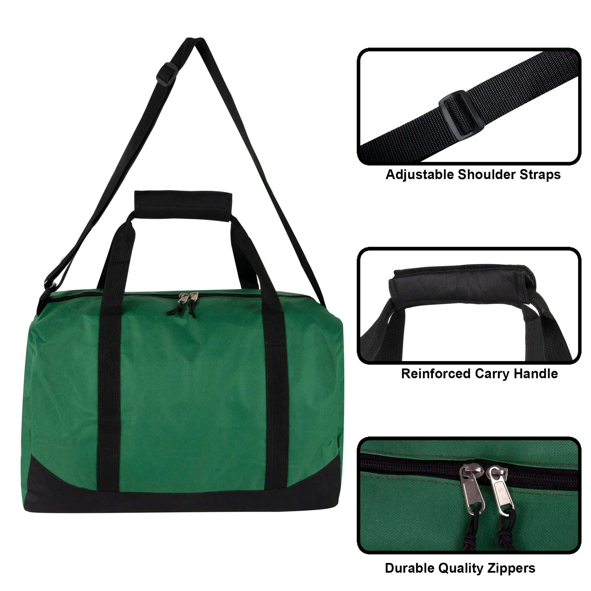 17 Inch Basic Duffel Bag - 5 Colors