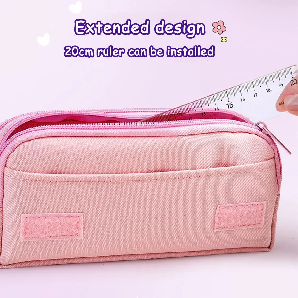 3D PENCIL POUCH WITH EASY TO CARRY HANDLE LARGE CAPACITY 3 WATERPROOF COMPARTMENTS SMOOTH ZIPPER FOR SCHOOL CHILDREN BOYS & GIRLS DECOMPRESSION CASE PRINTED KIDS