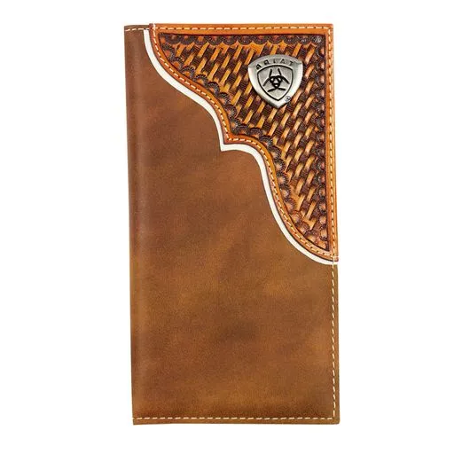 Ariat Rodeo Wallet - Basket Weave Overlay