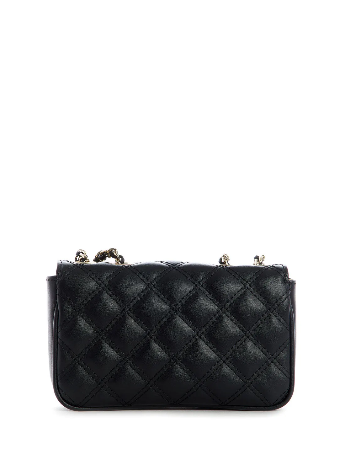 Black Quilted Cessily Micro Mini Crossbody Bag