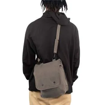 Canvas Map Case Messenger Shoulder Bag