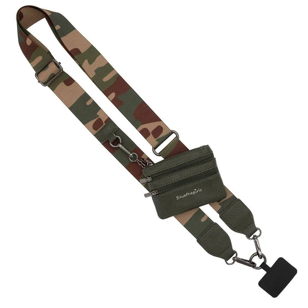 Clip & Go Crossbody Strap with Pouch - Patterns