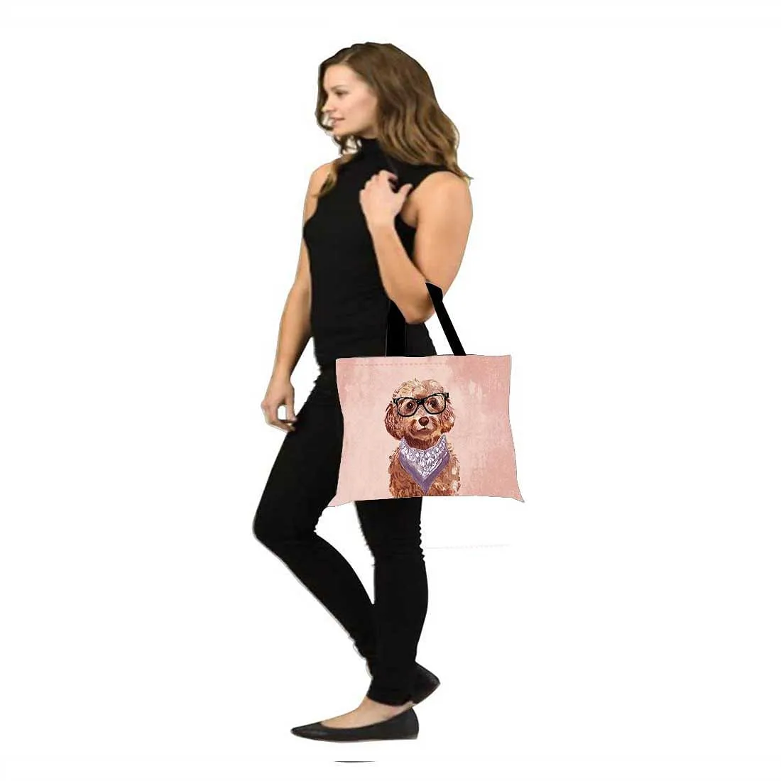 Designer Tote Bag With Zip Beach Gym Travel Bags -  Cutie Paws