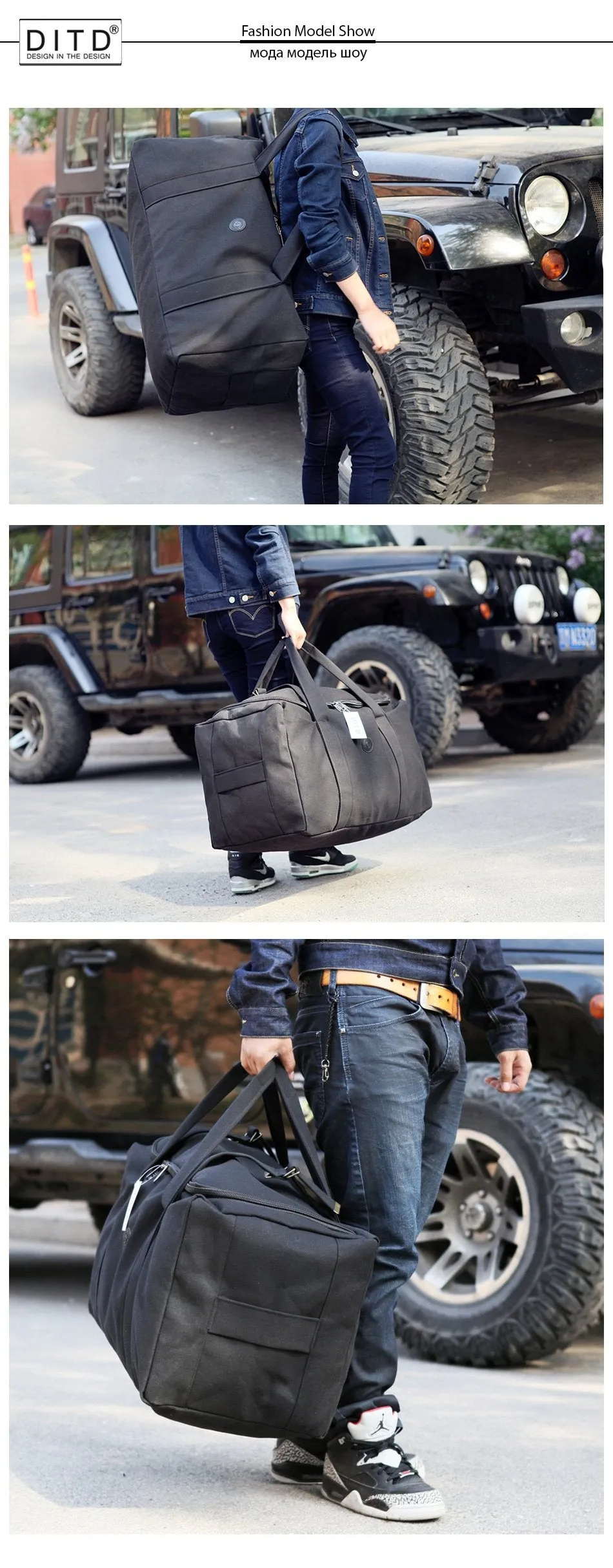 Extra Large Mega Capacity Travel Duffel Bag