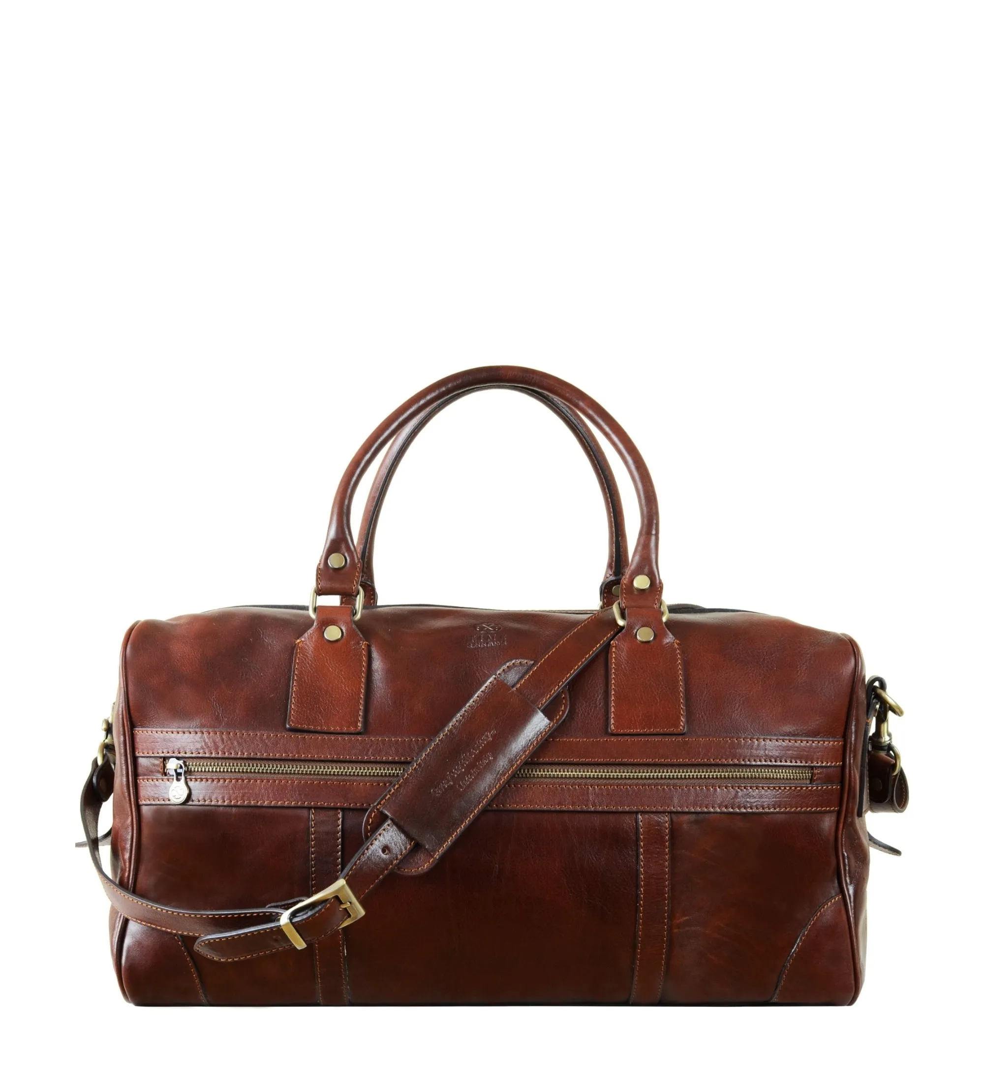 Leather Duffel Bag for Women - To the Lighthouse