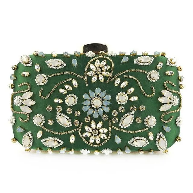 Luxy Moon Beaded Evening Clutches for Weddings