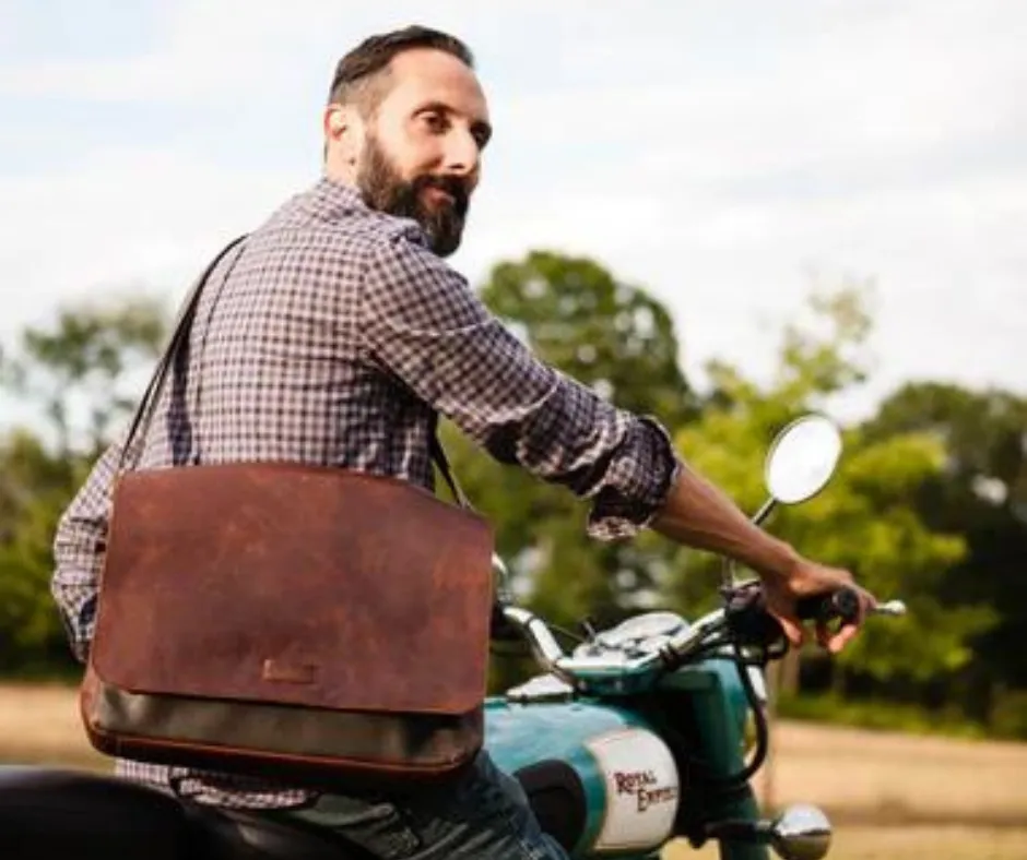 Malachi Leather Messenger Bag