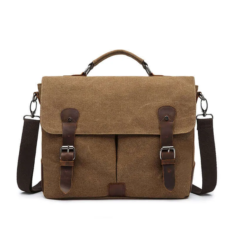 Men's Canvas Laptop Messenger Bag - Fits 13" Laptop