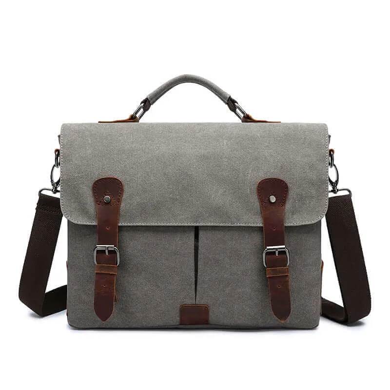 Men's Canvas Laptop Messenger Bag - Fits 13" Laptop