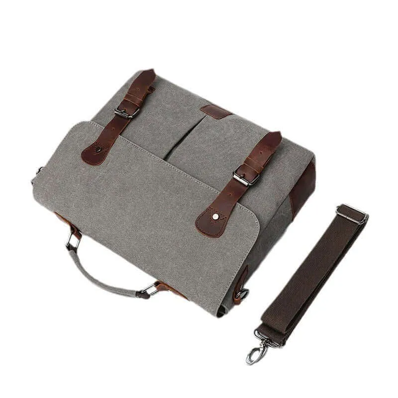 Men's Canvas Laptop Messenger Bag - Fits 13" Laptop