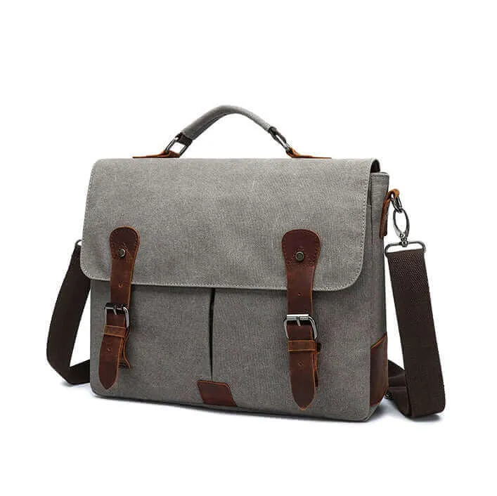 Men's Canvas Laptop Messenger Bag - Fits 13" Laptop