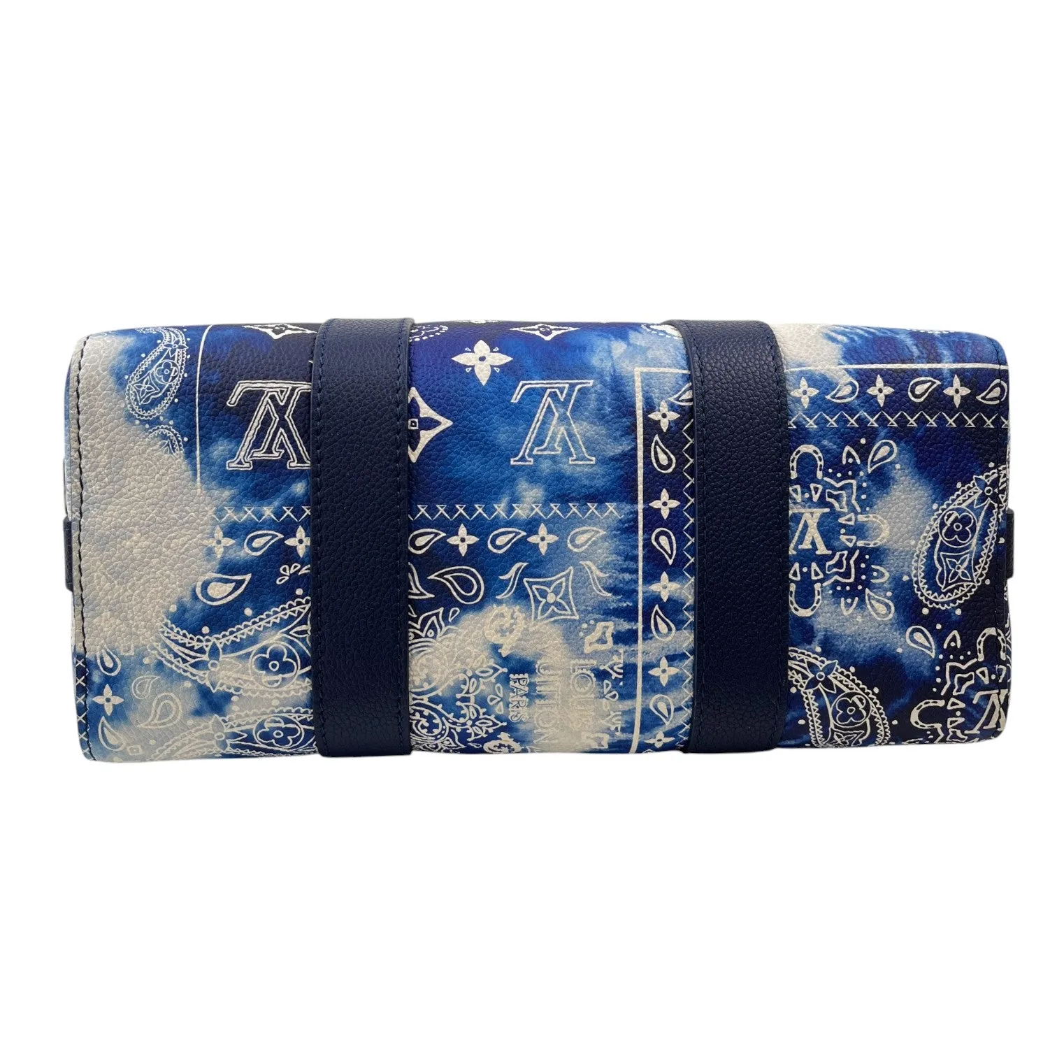 Men's City Keepall Monogram Bandana Messenger Bag Blue