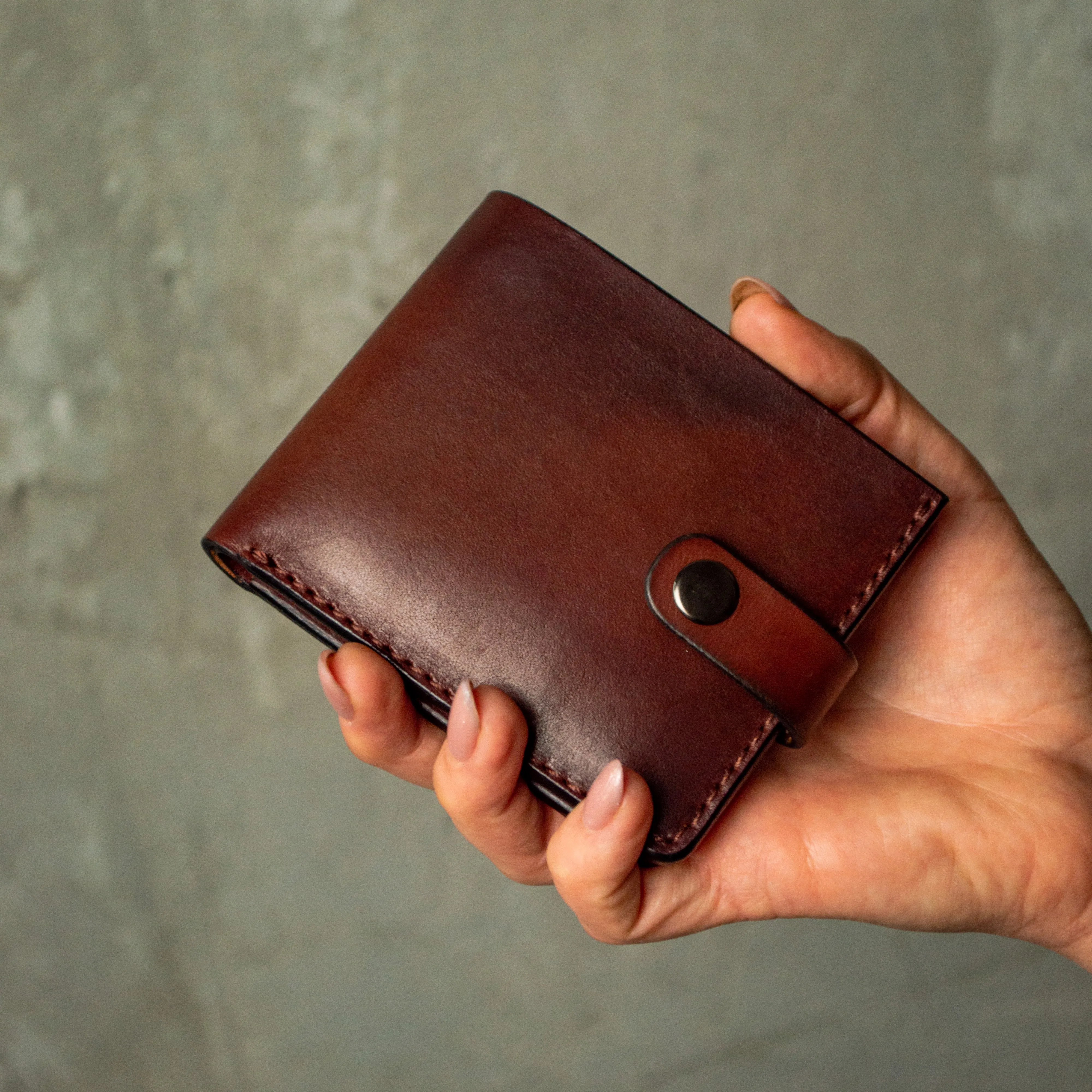 Mens Wallet,Bifold Brown Leather Wallet