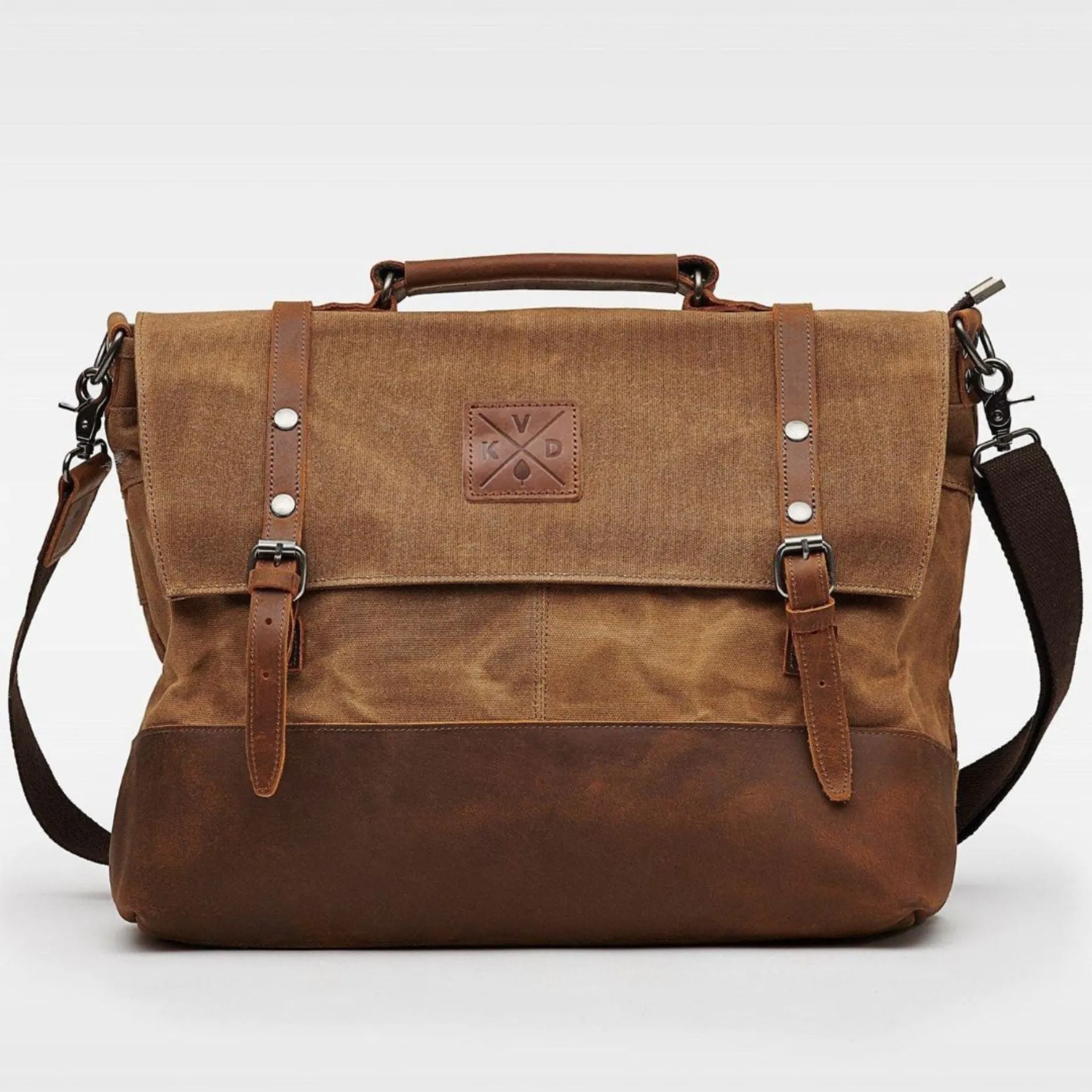 Mersey - Waxed Canvas Messenger Bag