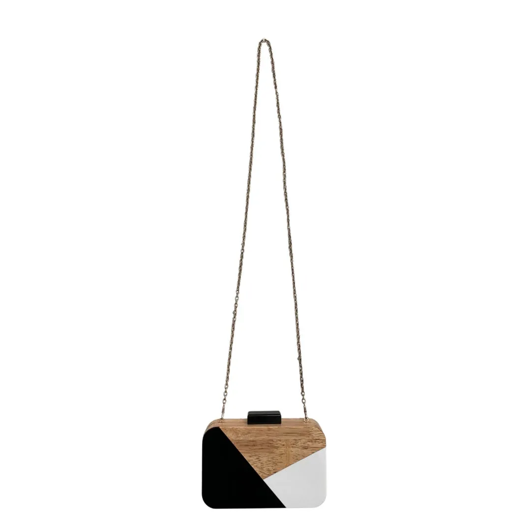 Mini Box Clutch Crossbody Bag