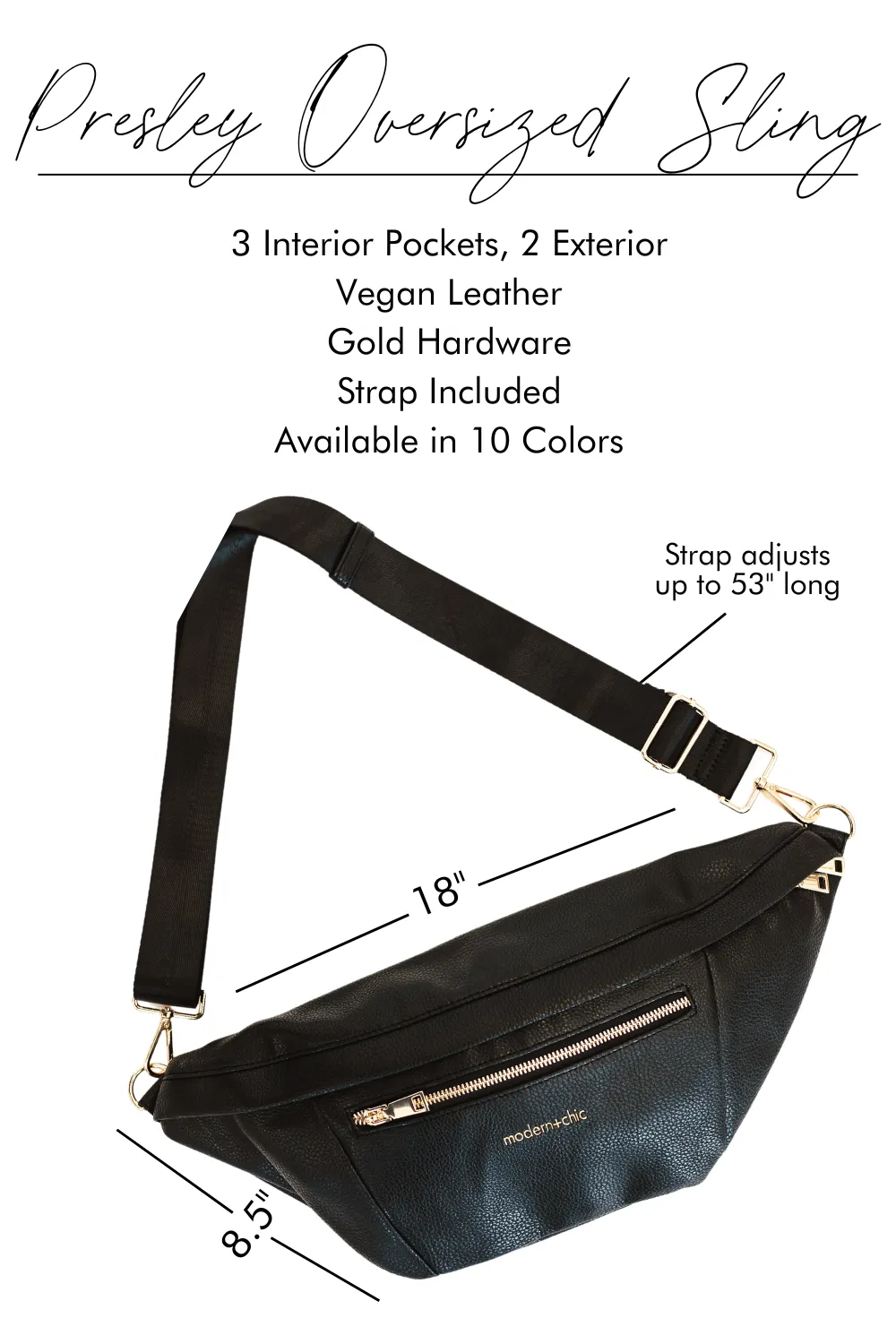 Presley Oversized Sling Bag