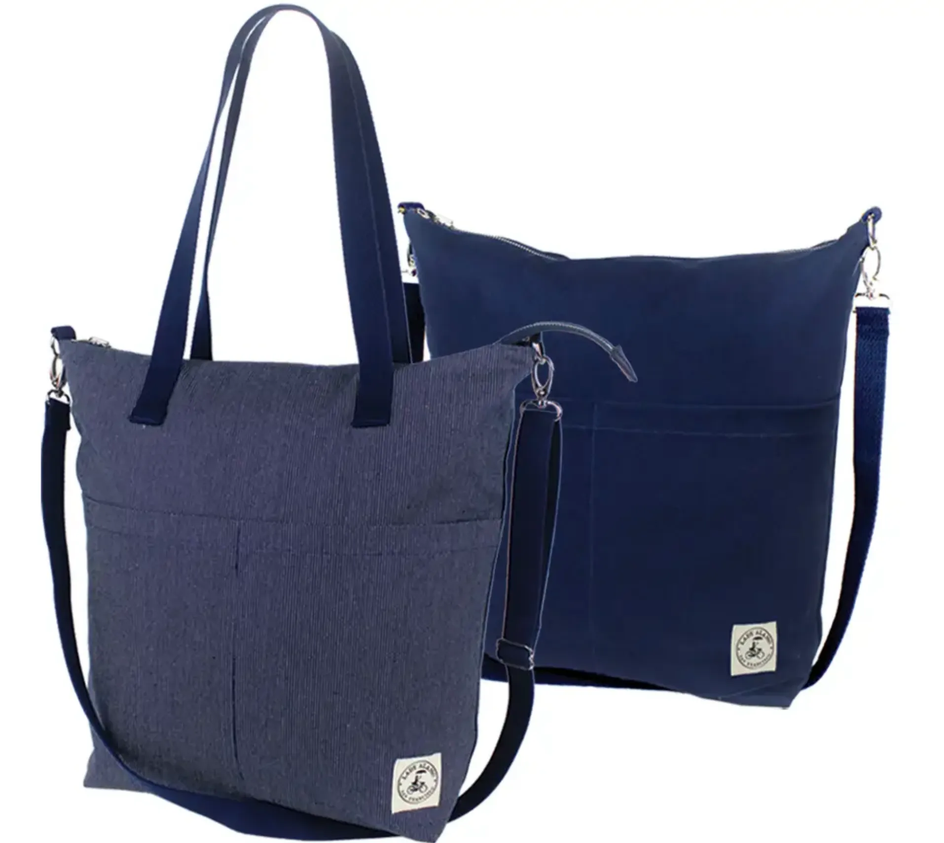 Reversible Messenger Bag - Denim Stitch/Navy