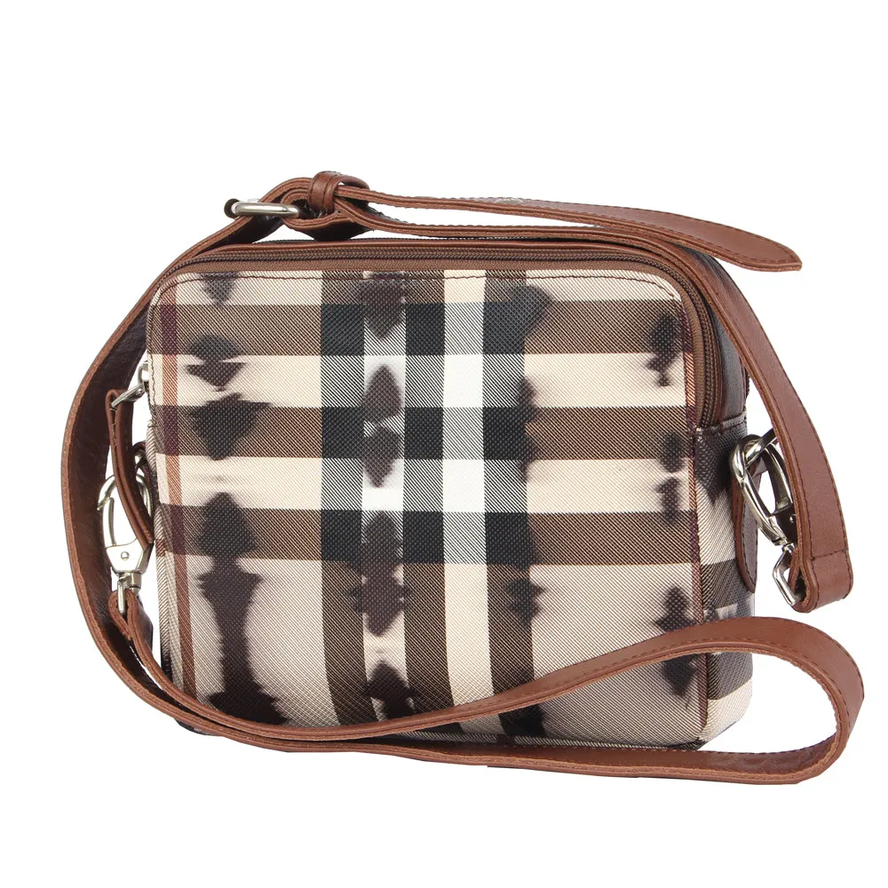 RL Sydney Crossbody Checkered Ladies Bag