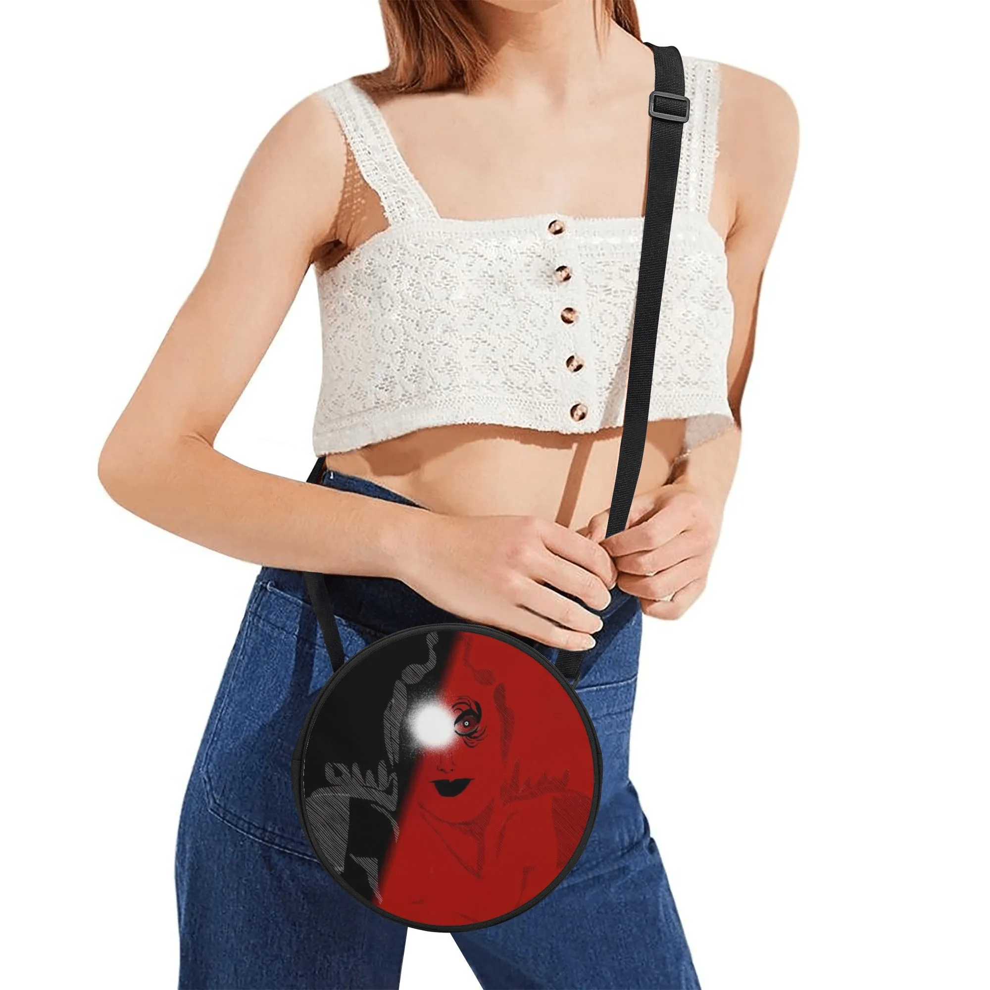 Round Satchel Bag