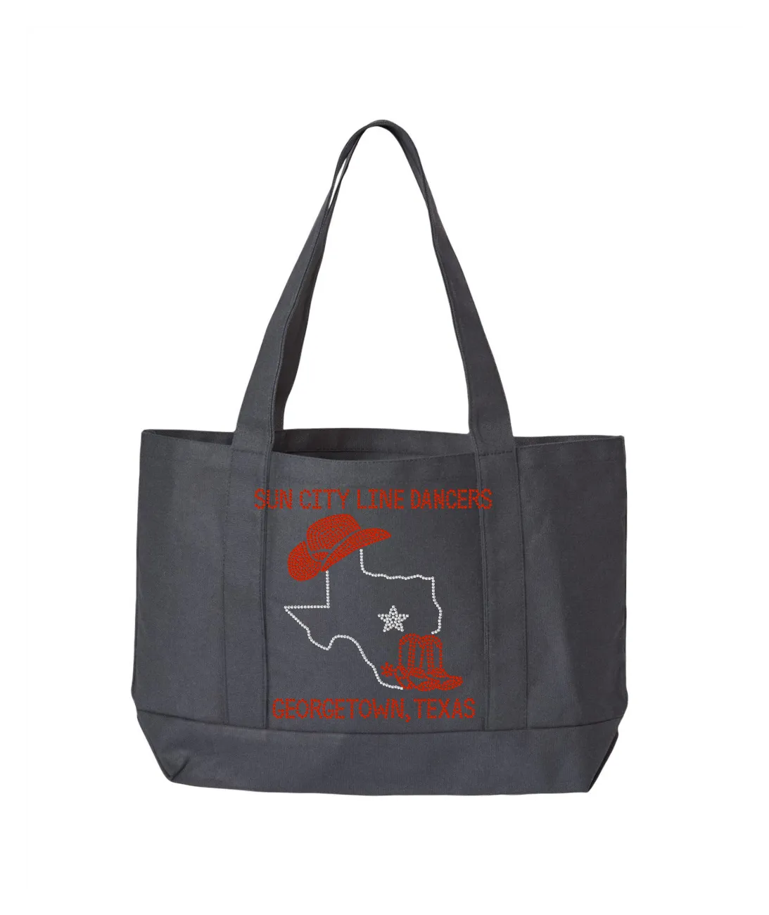 Sun City Line Dancers Rhinestone Tote