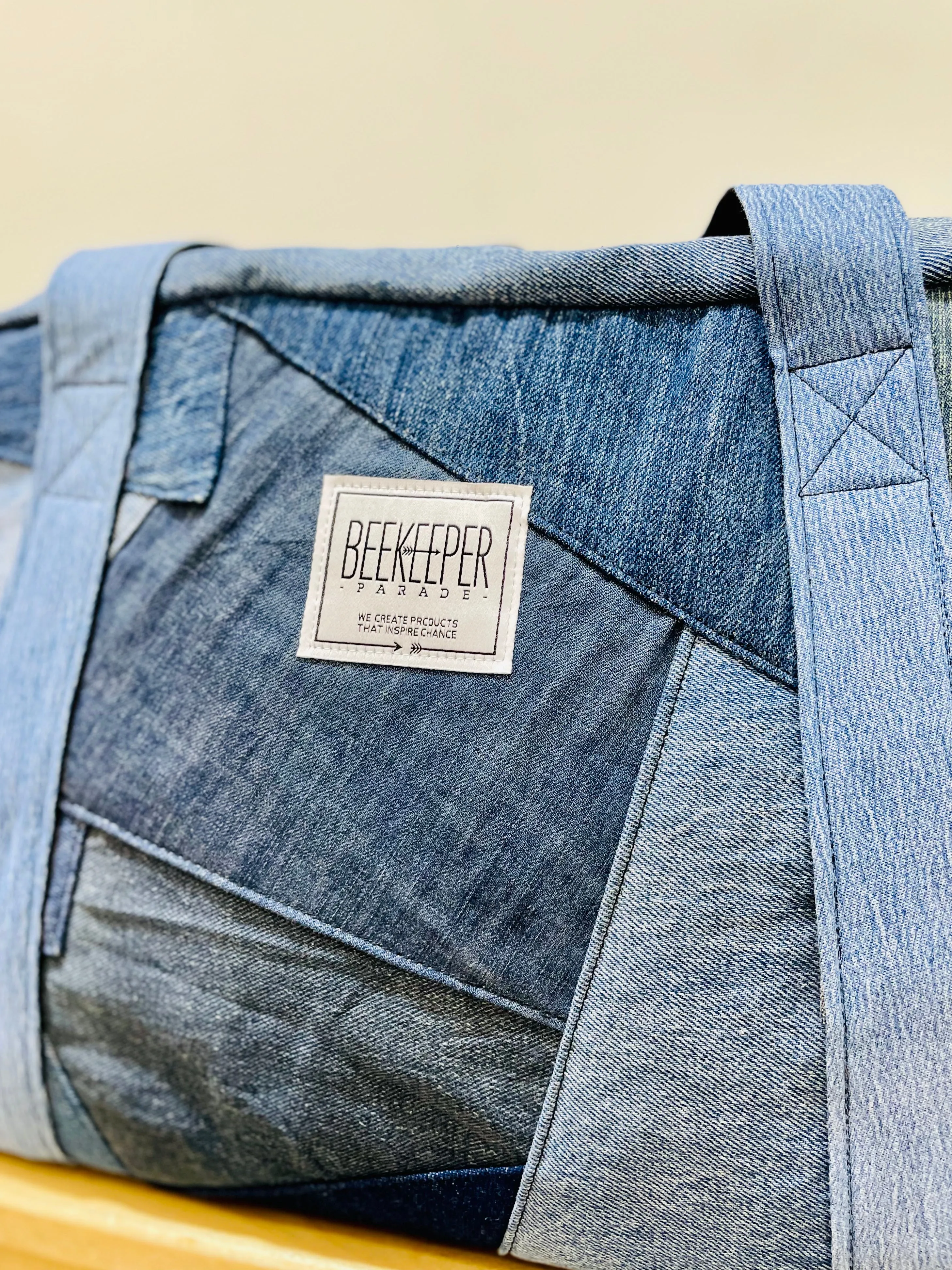 The Denim Patch 👖 Large BeeKeeper Weekender (Masterpiece)