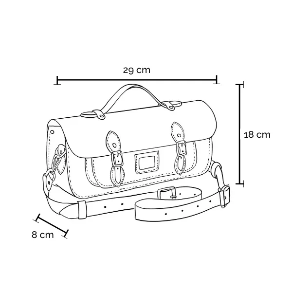 The Long Satchel - Oxblood